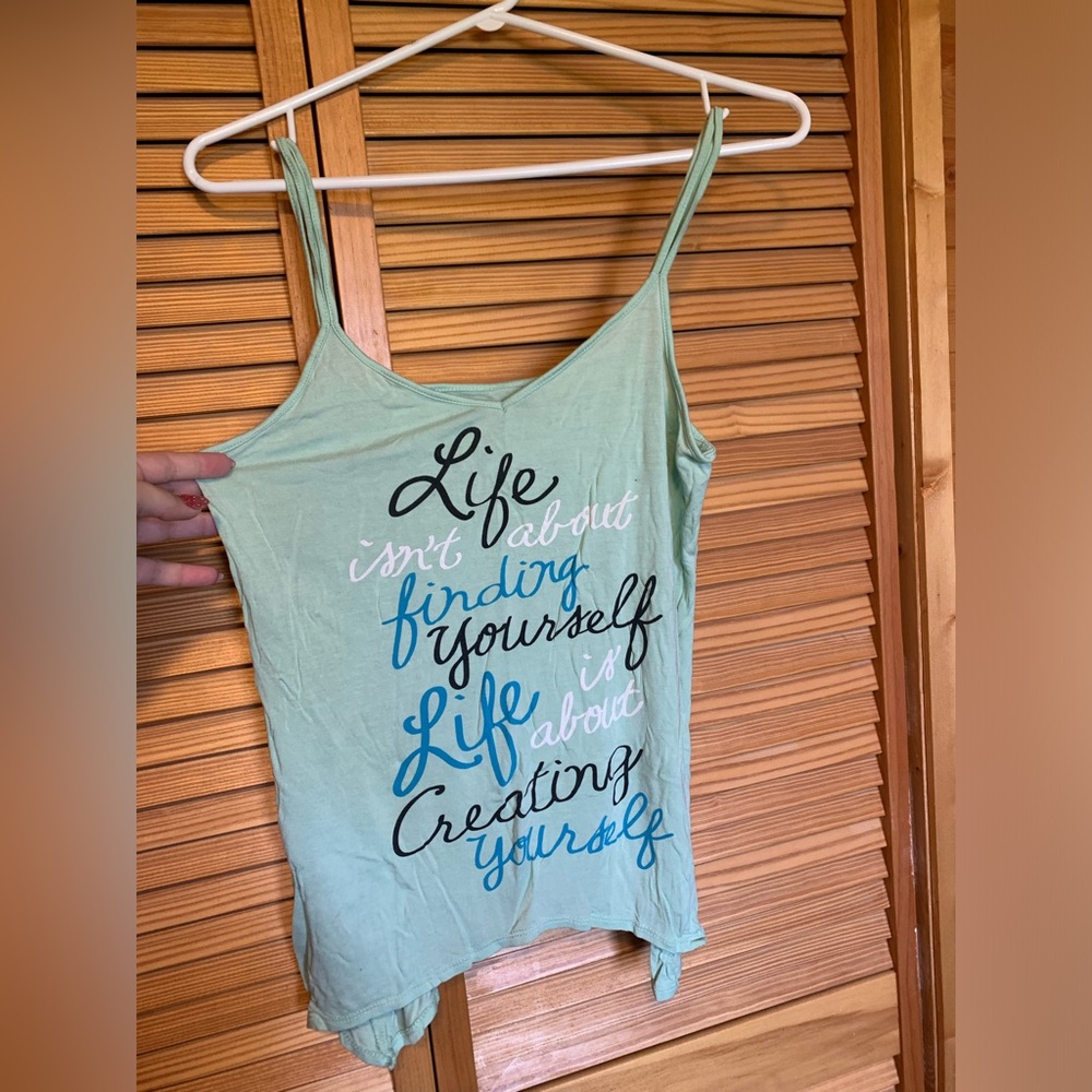 Thin strap tank top
